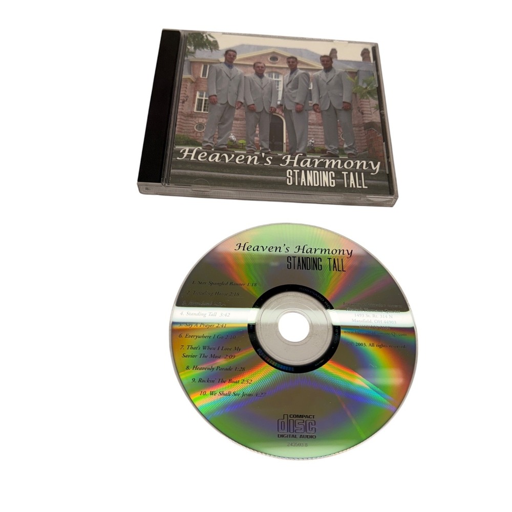 Heaven's Harmony - Standing Tall CD 2003 Gospel Quartet Independent